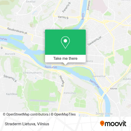 Straderm Lietuva map