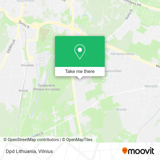 Dpd Lithuania map