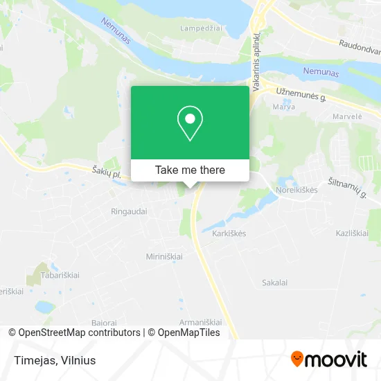 Timejas map