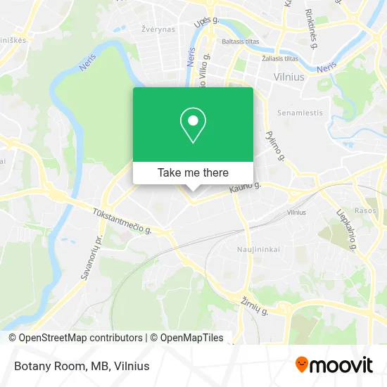 Botany Room, MB map