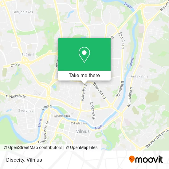 Disccity map