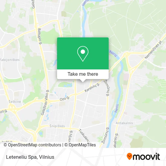 Leteneliu Spa map