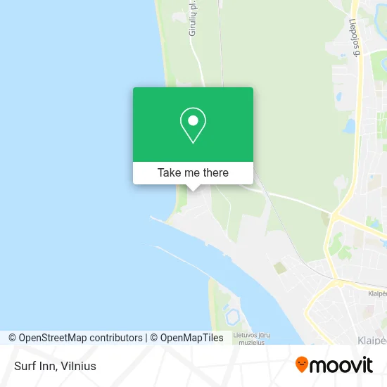 Surf Inn map