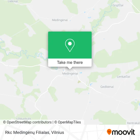 Rkc Medingėnų Filialas map