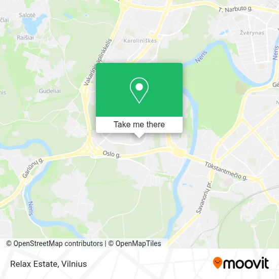 Relax Estate map