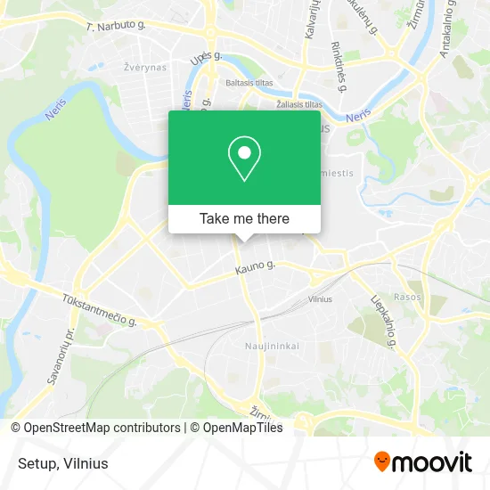 Setup map