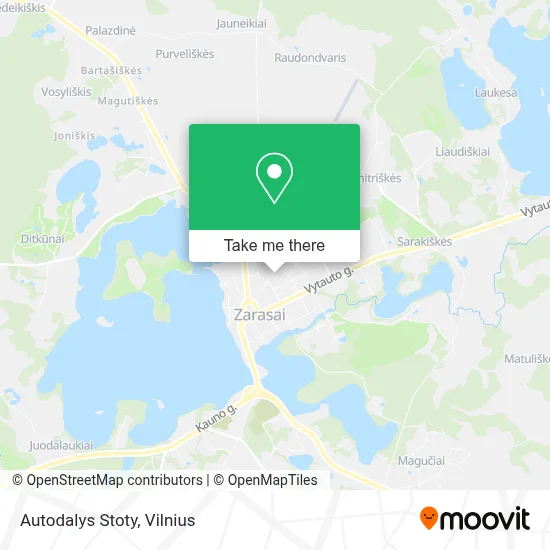 Autodalys Stoty map