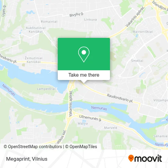 Megaprint map