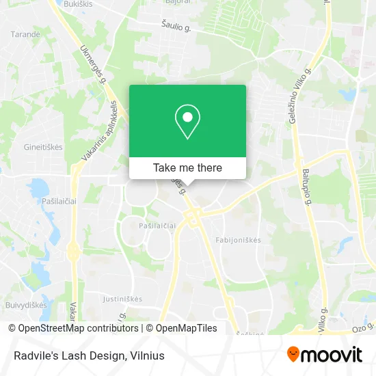 Radvile's Lash Design map