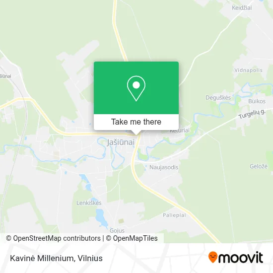Kavinė Millenium map