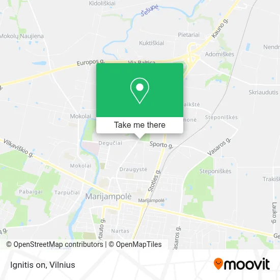 Ignitis on map