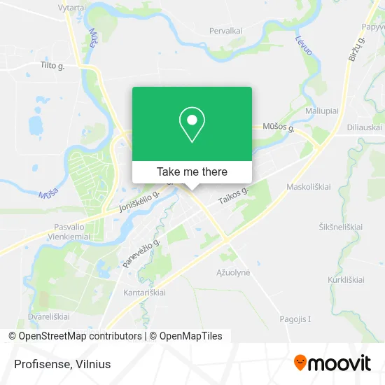 Profisense map