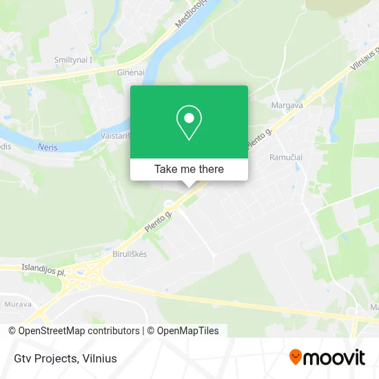 Gtv Projects map