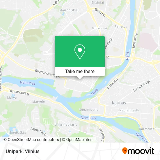 Unipark map