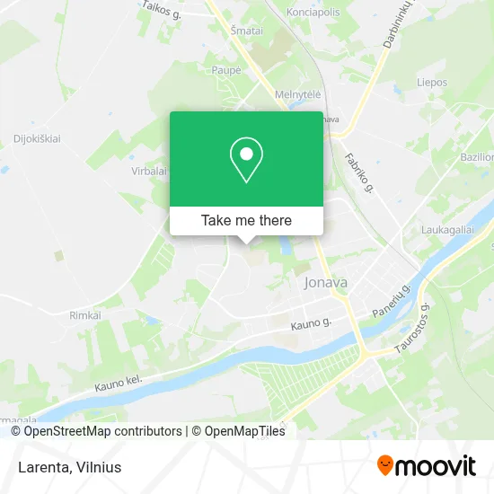 Larenta map
