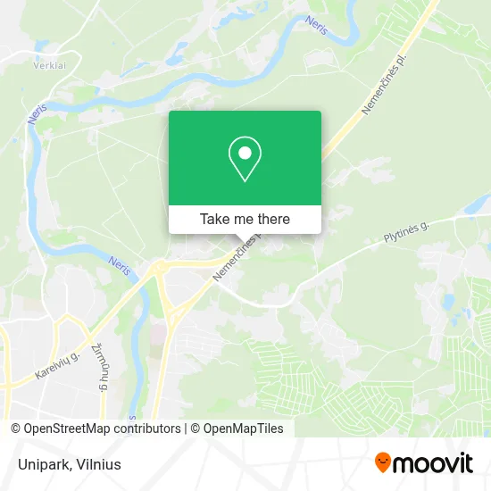 Unipark map