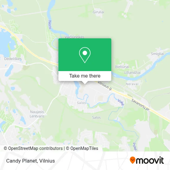 Candy Planet map