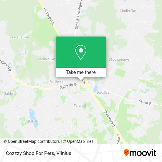 Cozzzy Shop For Pets map