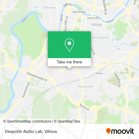 Despotin Audio Lab map