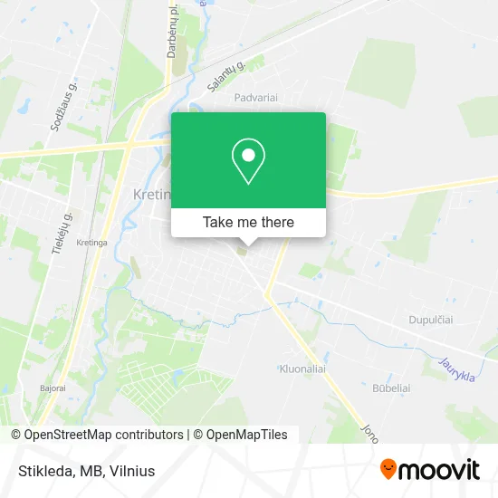 Stikleda, MB map