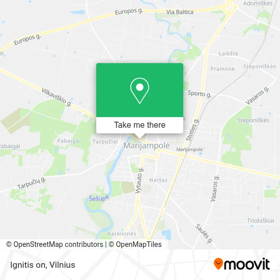 Ignitis on map