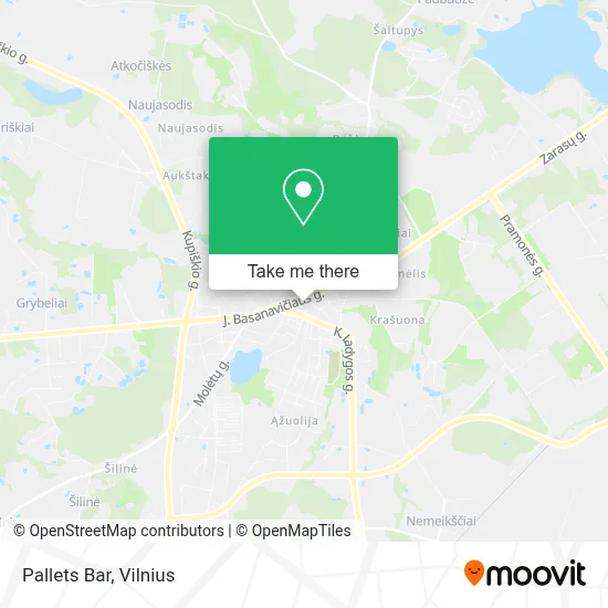 Pallets Bar map