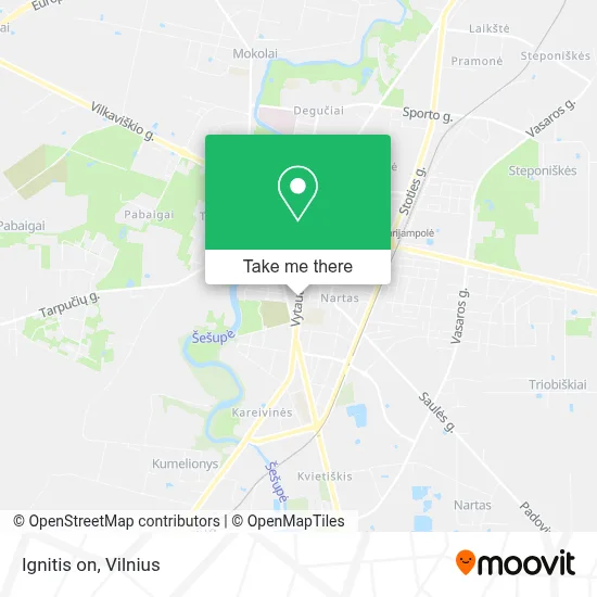 Ignitis on map