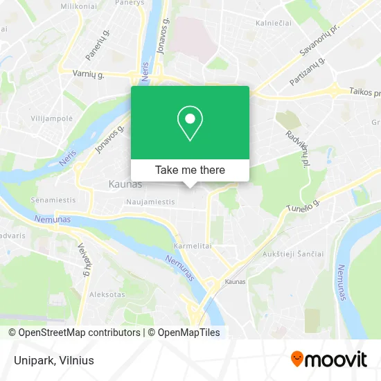 Unipark map