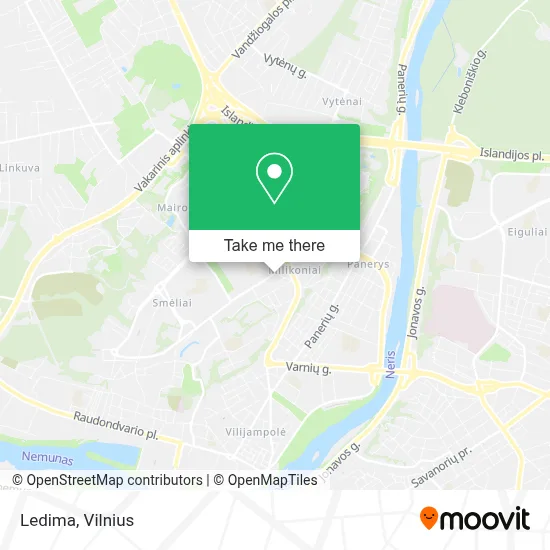 Ledima map