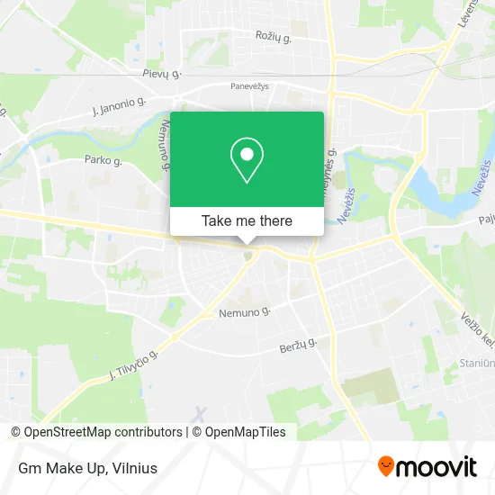 Gm Make Up map
