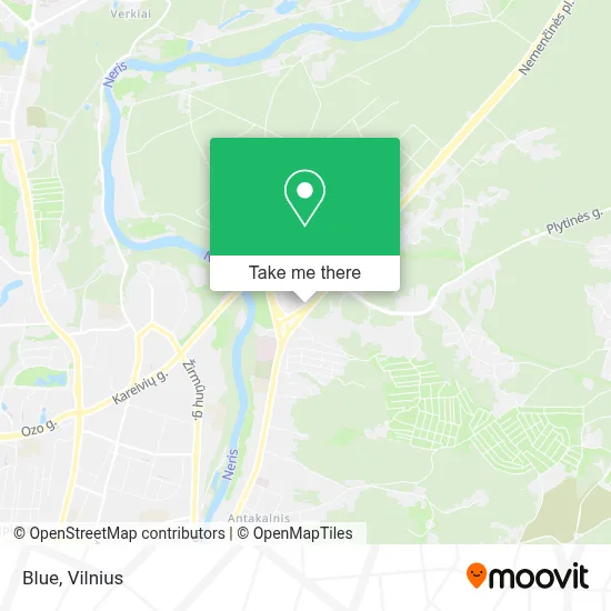 Blue map