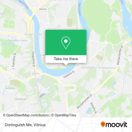 Distinguish Me map