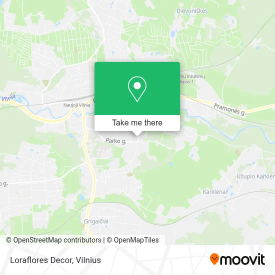 Loraflores Decor map