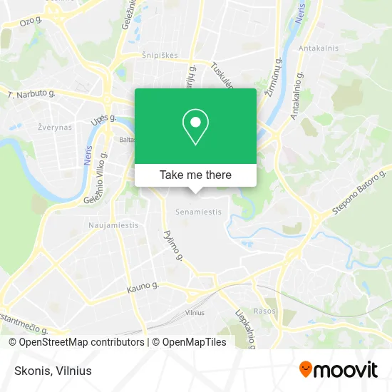 Skonis map