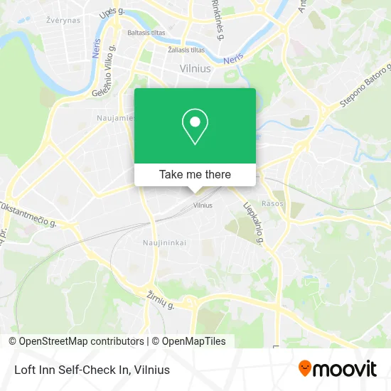 Loft Inn Self-Check In map