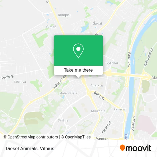 Diesel Animals map