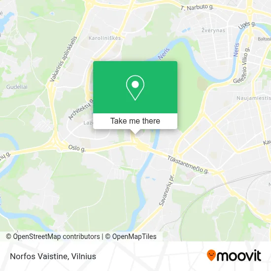 Norfos Vaistine map