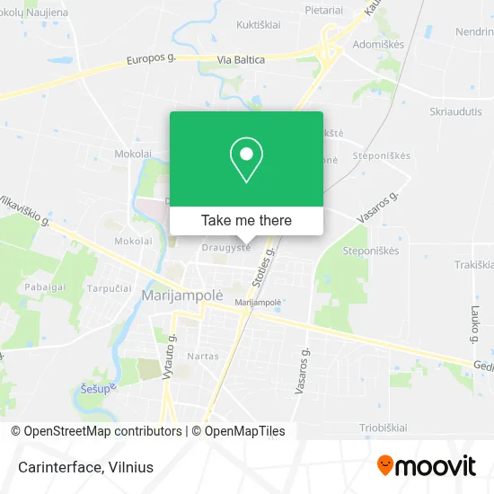 Carinterface map