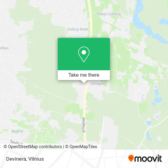 Devinera map