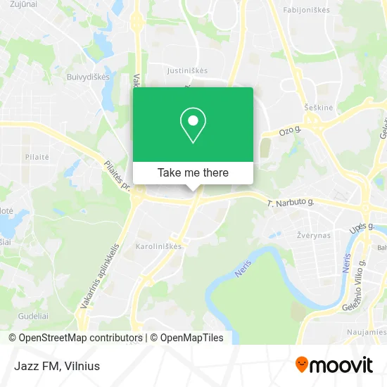 Jazz Fm map