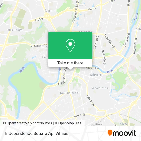Independence Square Ap map