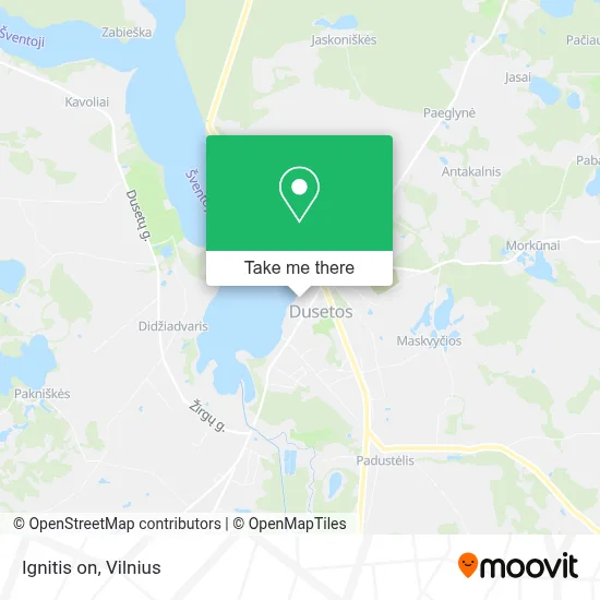 Ignitis on map