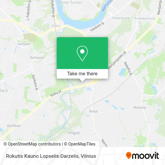 Rokutis Kauno Lopselis-Darzelis map