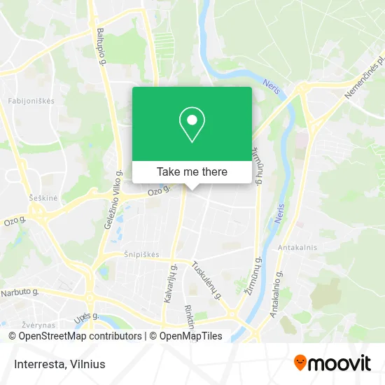 Interresta map