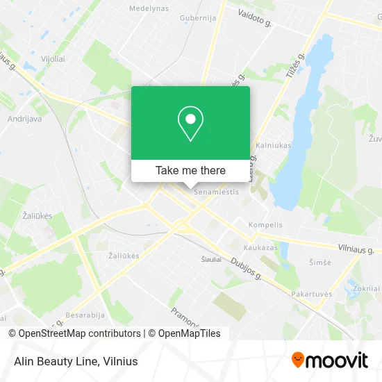 Alin Beauty Line map