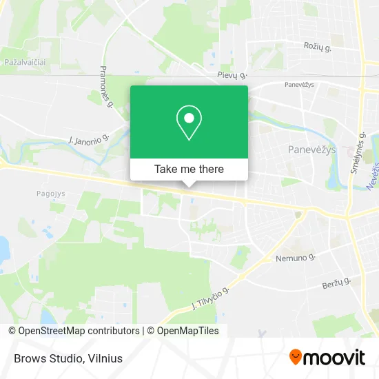 Brows Studio map