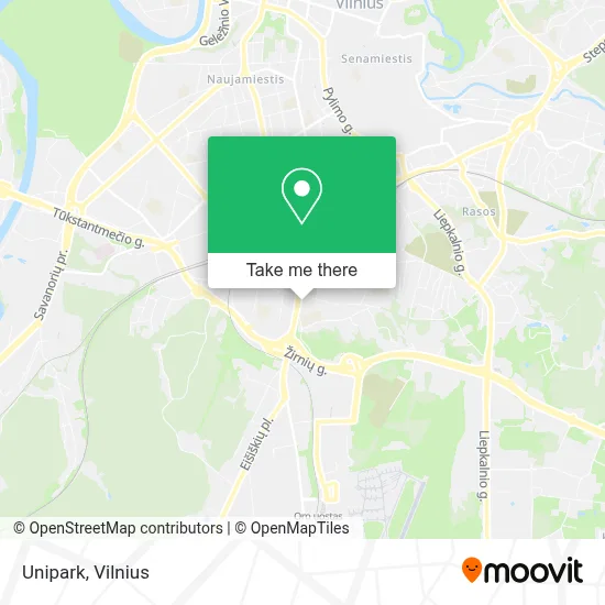 Unipark map