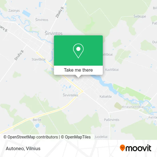 Autoneo map