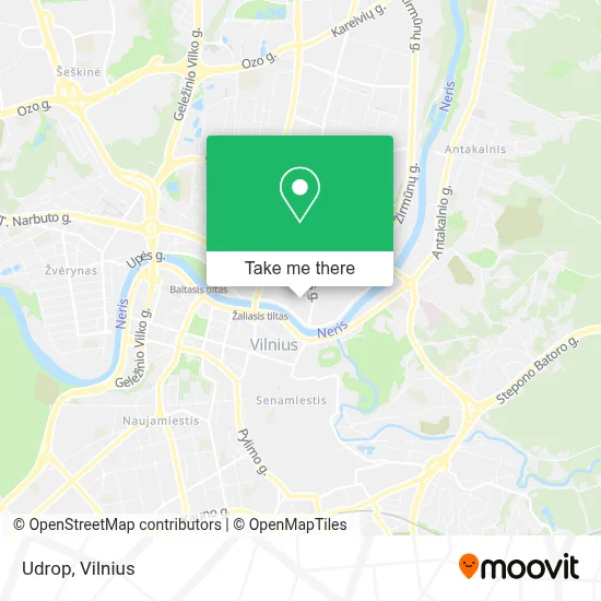 Udrop map