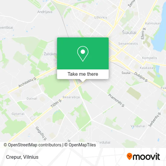 Crepur map